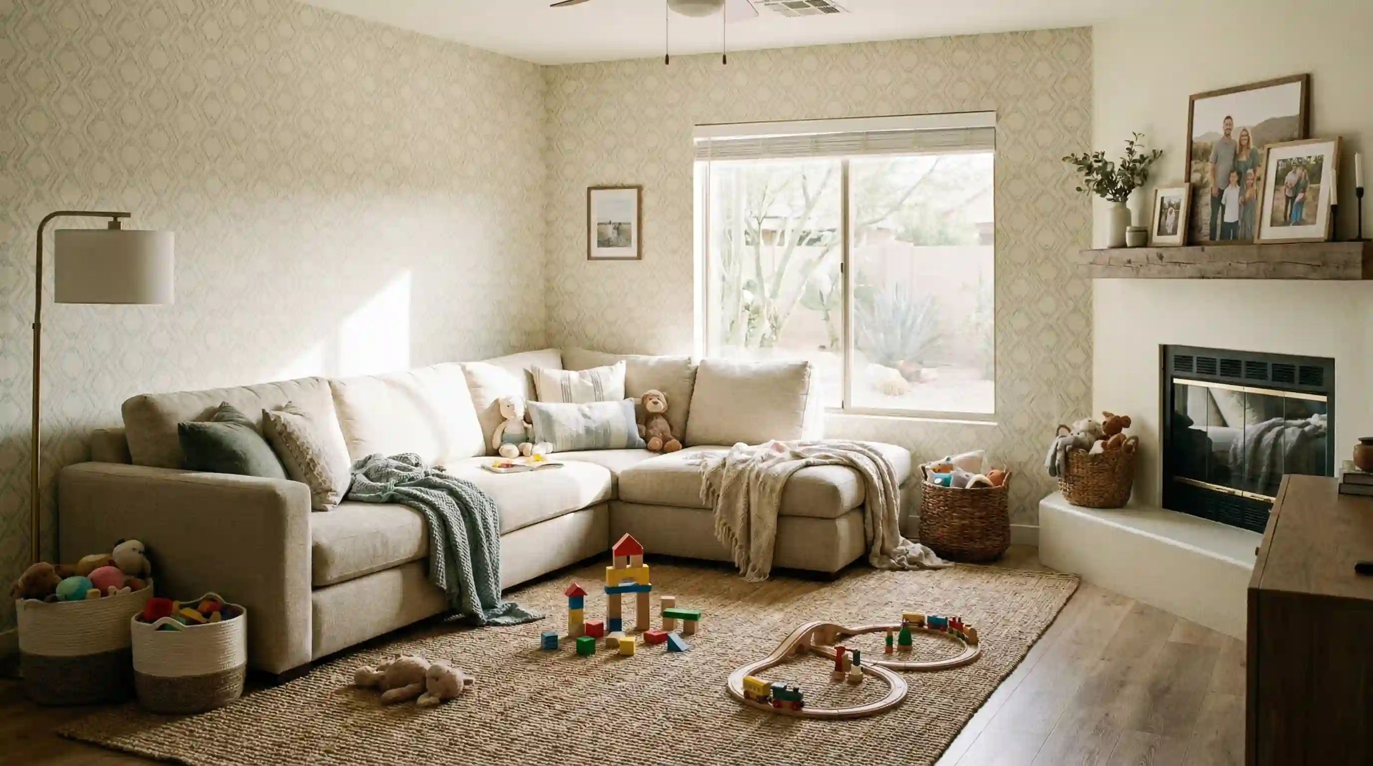 Historic home wallpaper restoration in Illinois